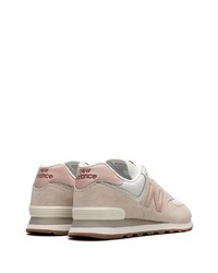 braune niedrige Sneakers von New Balance