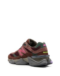 braune niedrige Sneakers von New Balance
