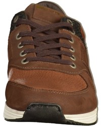 braune niedrige Sneakers von Bjorn Borg