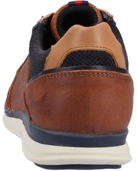 braune niedrige Sneakers von Bullboxer