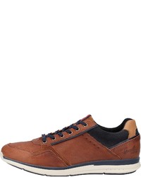 braune niedrige Sneakers von Bullboxer