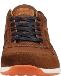 braune niedrige Sneakers von Bullboxer