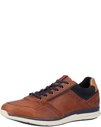 braune niedrige Sneakers von Bullboxer