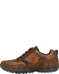 braune niedrige Sneakers von Dockers by Gerli