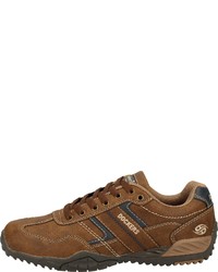 braune niedrige Sneakers von Dockers by Gerli