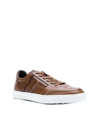 braune niedrige Sneakers von Tod's