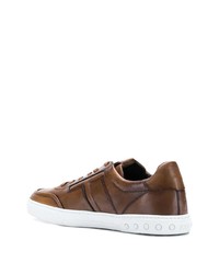 braune niedrige Sneakers von Tod's