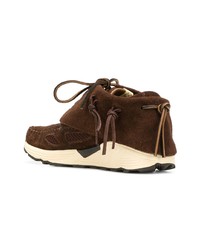 braune niedrige Sneakers von VISVIM