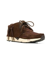 braune niedrige Sneakers von VISVIM