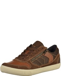 braune niedrige Sneakers von Geox