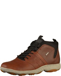 braune niedrige Sneakers von Geox