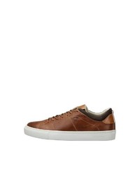 braune niedrige Sneakers von Jack & Jones