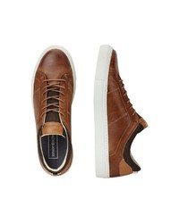 braune niedrige Sneakers von Jack & Jones