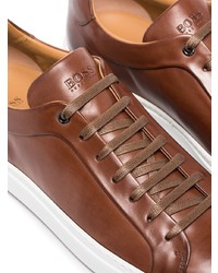 braune niedrige Sneakers von BOSS