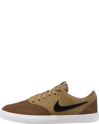 braune niedrige Sneakers von Nike SB