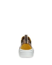 braune niedrige Sneakers von Fendi