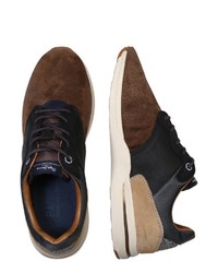 braune niedrige Sneakers von Pepe Jeans