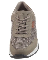 braune niedrige Sneakers von Rieker