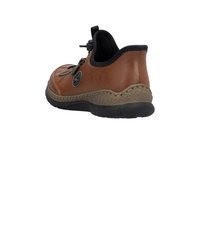 braune niedrige Sneakers von Rieker