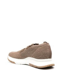 braune niedrige Sneakers von Gianvito Rossi