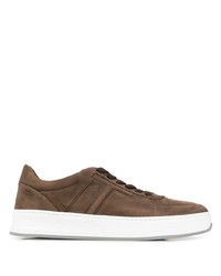 braune niedrige Sneakers von Tod's