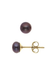 braune Ohrringe von Pearls & Colors