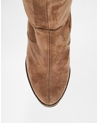 braune Overknee Stiefel von Free People