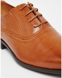 braune Oxford Schuhe von Asos