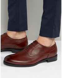 braune Oxford Schuhe von Hugo Boss