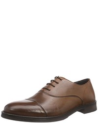 braune Oxford Schuhe von Selected