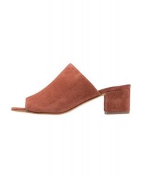 braune Pantoletten von Vero Moda