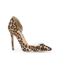 braune Pumps aus Kalbshaar mit Leopardenmuster von Tamara Mellon