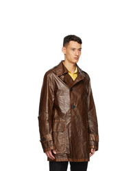 braune Regenjacke von Dries Van Noten