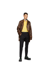 braune Regenjacke von Dries Van Noten