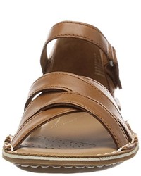 braune Sandalen von Clarks