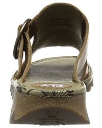 braune Sandalen von Fly London