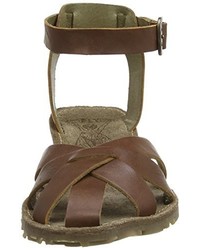 braune Sandalen von Fly London