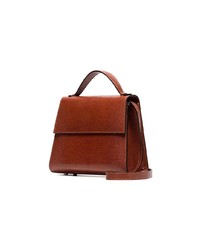 braune Satchel-Tasche aus Leder von Hunting Season