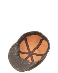 braune Schiebermütze von Stetson