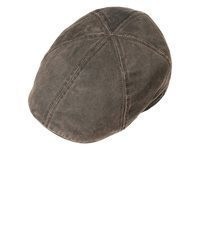braune Schiebermütze von Stetson