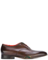 braune Schuhe aus Leder von Salvatore Ferragamo