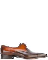 braune Schuhe aus Leder von Santoni