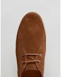 braune Schuhe aus Wildleder von Asos