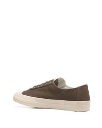 braune Segeltuch niedrige Sneakers von Camper