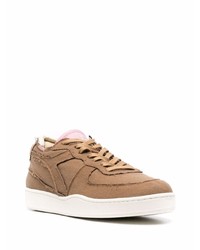 braune Segeltuch niedrige Sneakers von Diadora