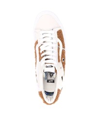 braune Segeltuch niedrige Sneakers von Vans