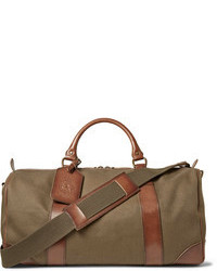 braune Segeltuch Reisetasche von Polo Ralph Lauren