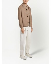 braune Shirtjacke von Zegna