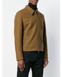 braune Shirtjacke von AMI Alexandre Mattiussi