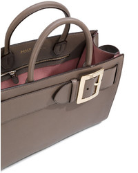 braune Shopper Tasche aus Leder von Bally